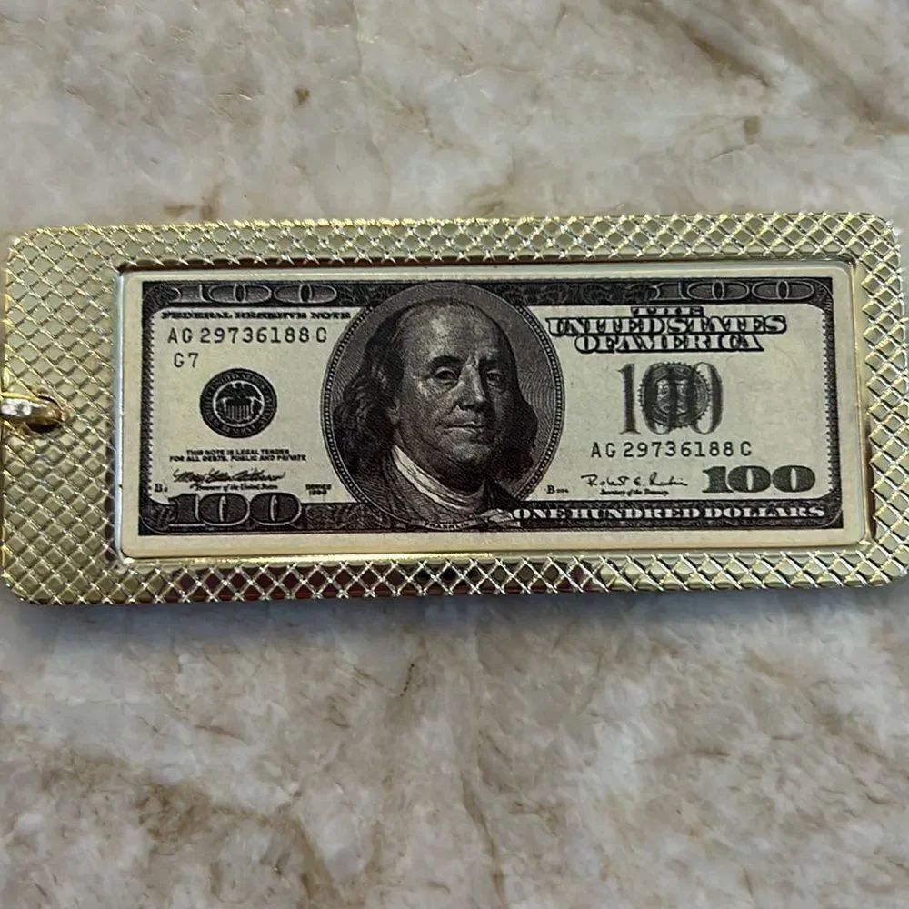 $100 Bill Replica Keychain - Picture 2 of 3
